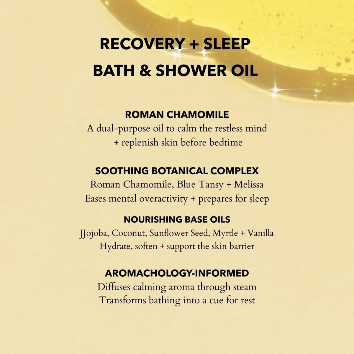 anatomē Calming Bath & Shower Oil with Roman Chamomile – Sleep & Stress Relief