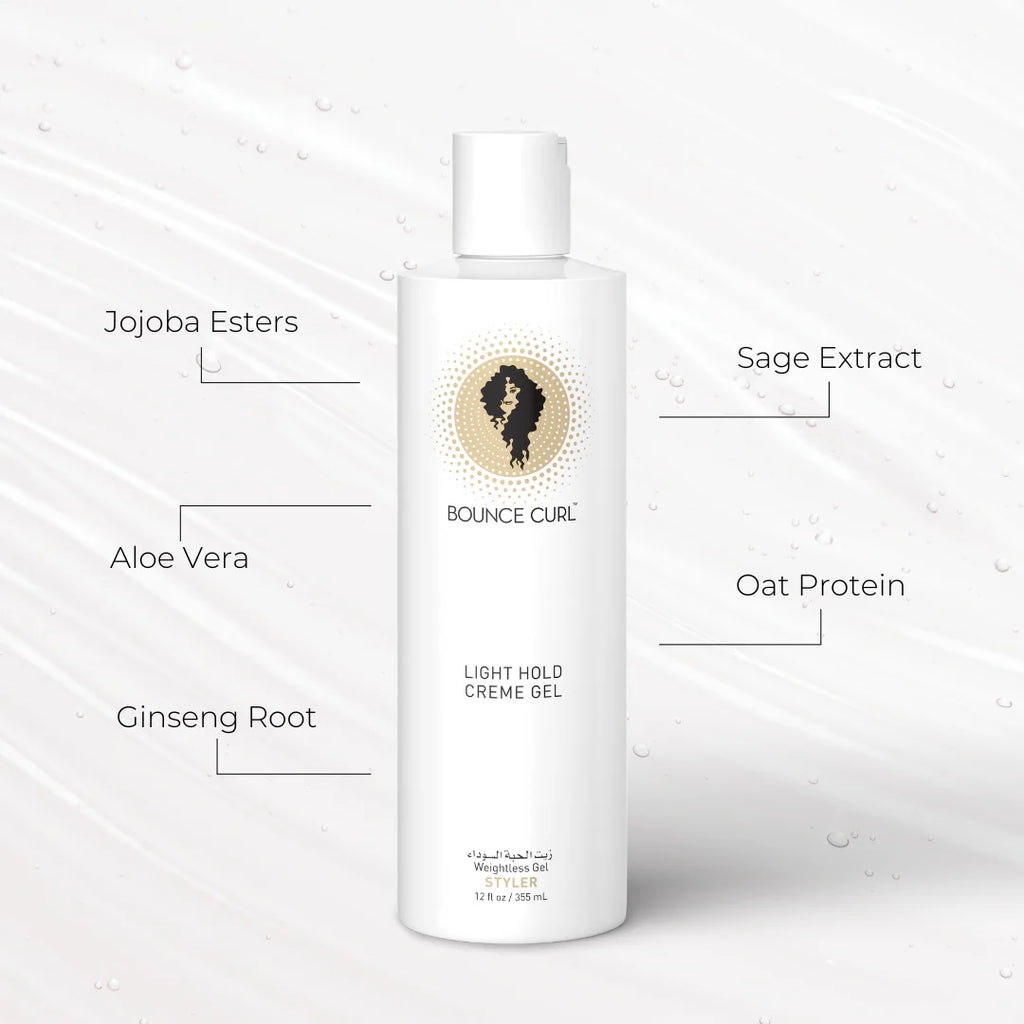 Bounce Curl Light Hold Creme Gel 237ml - Ingredients Highlight 