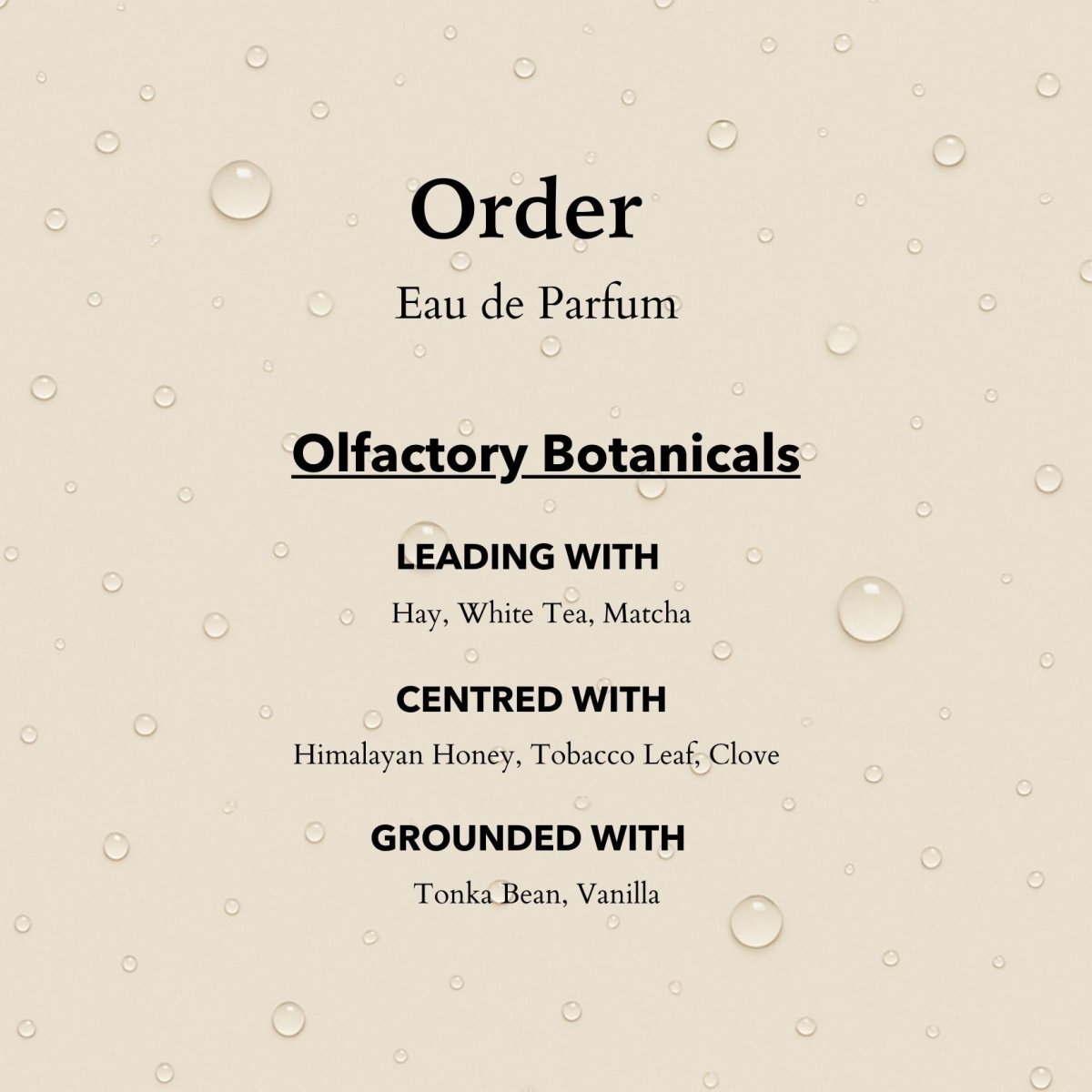 anatomē Order Functional Parfum