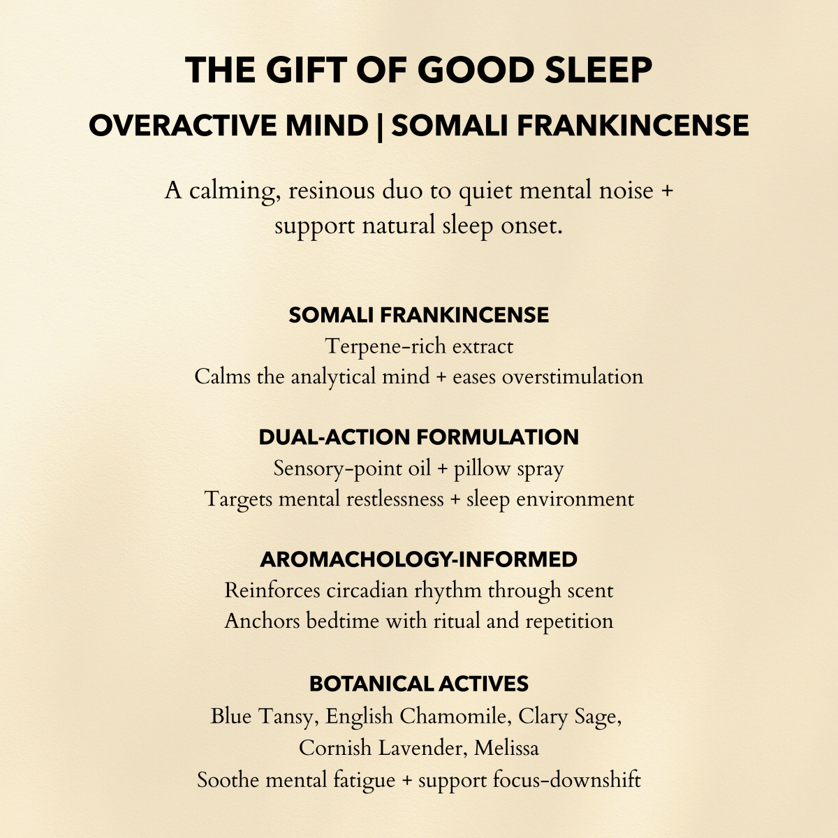 anatomē The Gift of Good Sleep | Somali Frankincense