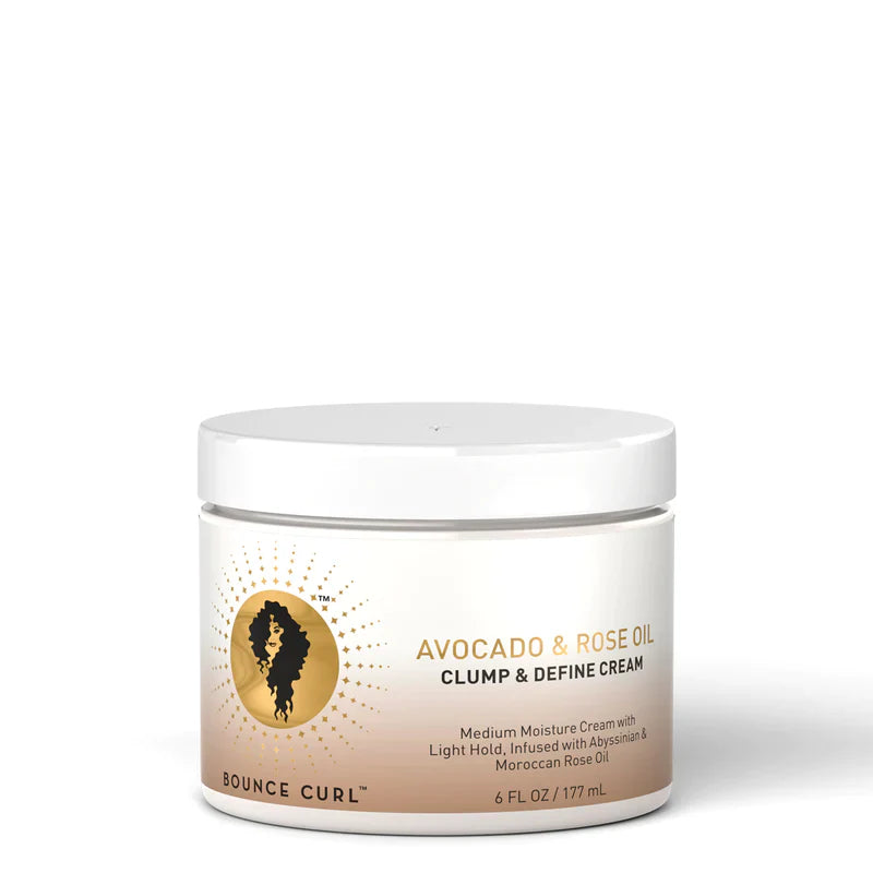 Bounce Curl Avocado & Rose Oil Clump and Define Cream - Front